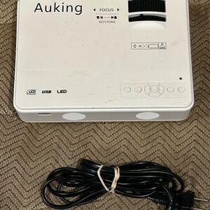 White Portable LED Projector